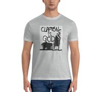 wowdewwe3a3 Clapton is God - Black on White Essential T-Shirt Mens Graphic t-Shirts Anime Short t-Shirt