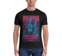 wowdewwe3a3 Detroit Become Human 2038 T-Shirt Men Graphic t Shirt