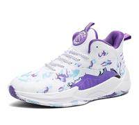 WOWEI Zapatillas de Baloncesto para Hombre Antideslizantes Zapatos de Baloncesto Aire Libre Deportivas Calzado de Baloncesto Hombre Masculino Zapatillas Gimnasio (SCE-K5, 36EU)