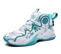 WOWEI Zapatillas de Baloncesto para Hombre Antideslizantes Zapatos de Baloncesto Aire Libre Deportivas Calzado de Baloncesto Hombre Masculino Zapatillas Gimnasio (SCE-K31, 41EU)