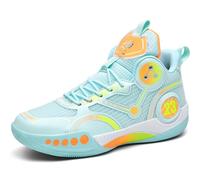 WOWEI Zapatillas de Baloncesto para Hombre Antideslizantes Zapatos de Baloncesto Aire Libre Deportivas Calzado de Baloncesto Hombre Masculino Zapatillas Gimnasio (SCE-K18, 39EU)