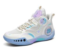 WOWEI Zapatillas de Baloncesto para Hombre Antideslizantes Zapatos de Baloncesto Aire Libre Deportivas Calzado de Baloncesto Hombre Masculino Zapatillas Gimnasio (SCE-K16, 40EU)