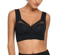 WOWENY Sujetador de Camiseta de Copa Completa para Mujer, Sujetadores cómodos sin aro, Sujetador de sensación Cero para Mujer