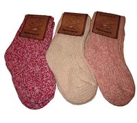 Wowerat - Calcetines para bebé (3 unidades) Tonos rojos. 23