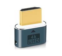 Wowfast HDMI Dummy Plug, HDMI Dongle Virtual Monitor Display Emulator 4K @60Hz para Windows Mac OSX Linux (con luz indicadora)