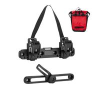 Wowlela Hebilla De Bolsillo Lateral para Bicicleta, Hebilla Ajustable De 360 Grados, Hebilla De Bolsillo para Bicicleta, Accesorios De Equipaje, Soporte para Bolsa De Bicicleta