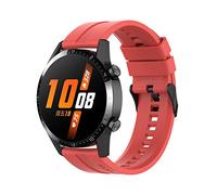Wownadu 22 mm Correas Compatible para Huawei Watch GT 5/4 / 3/2 / 1 46 mm Correa Mujer Hombre Pulsera Recambio Sport Silicona Band Rojo (Keine Uhr)