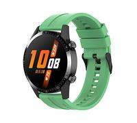 Wownadu 22 mm Correas Compatible para Huawei Watch GT 5/4 / 3/2 / 1 46 mm Correa Mujer Hombre Pulsera Recambio Sport Silicona Band Verde (Keine Uhr)