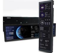 WOWNOVA - Monitor de Temperatura de PC, 8,8 Pulgadas (Compatible con Tema dinámico), 1 Clic, 1 Cable, Inicio rápido, Panel de Sensor IPS, minipantalla Secundaria, CPU, RAM, Disco Duro, FPS, Negro