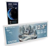 WOWNOVA Pantalla universal de 12.3 pulgadas para PC Build, pantalla de temperatura de PC, mini monitor, pantalla LCD interior de la carcasa de PC con pantalla, accesorios de caja de computadora, mini