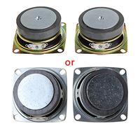 WOWOWO 2Pcs 2 "Pulgadas 4 Ohm 3 W Altavoz de Rango Completo para Mini Altavoces estéreo Caja de Accesorios