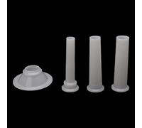 WOWOWO 4Pcs Tubo de Relleno de Relleno de Salchicha de plástico para embutidora de Carne Hecha a Mano 10#
