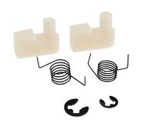 WOWOWO 6 Piezas (2 Juegos) Piezas de Herramientas de Cadena Volante de Arranque Trinquete + Resorte + Clip