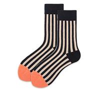 WOWOWO Calcetines Unisex Calcetines de Tira con Estampado de Rayas Verticales Calcetería Estilo Callejero