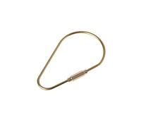 WOWOWO Llavero con mosquetón de latón al Aire Libre, Senderismo, Camping, Gancho para Colgar, Hebilla, Llavero de Coche