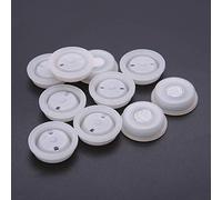 WOWOWO Válvula PE de desgasificación unidireccional de 10 Piezas con Bolsa de café de ventilación de ventilación de Escape de Filtro