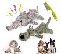Wowpetsmart - Animales masticables invencibles, Wowpetsmart para masticadores pesados, juguete calmante de elefante para perros pequeños, juguetes masticables para perros para aliviar la ansiedad de