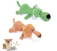 Wowpetsmart Invincible Chewanimals,Wowpetsmart Dog Toy,Chewanimal Dog Toy,Wowpetsmart for Heavy Chewers,Chewanimal - Wowpetsmart Resistant Squeaky Dog Chew Toys,Wowpetsmart Chew Animals (2pcs-2)