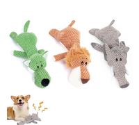 Wowpetsmart Invincible Chewanimals,Wowpetsmart Dog Toy,Chewanimal Dog Toy,Wowpetsmart for Heavy Chewers,Chewanimal - Wowpetsmart Resistant Squeaky Dog Chew Toys,Wowpetsmart Chew Animals (3pcs)