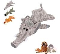 Wowpetsmart Invincible Chewanimals, Wowpetsmart for Heavy Chewers, Wowpetsmart Dog Chew Toys, Interactive Squeaky Dog Toys for Heavy Chewers, Toys for Small, Medium, Large Dogs(Elephant)