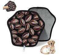 WowPrint American Sports Guante de depilación de mascotas para gatos y perros, reutilizable, electrostático, herramienta de cepillo para sofá, ropa, alfombra, muebles, asiento de coche, 1 paquete