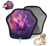 WowPrint Art Color - Guante de depilación de mascotas para gatos y perros, reutilizables, electrostáticos, herramienta de cepillo para sofá, ropa, alfombra, muebles, asiento de coche, 2 unidades