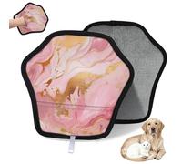 WowPrint Art Marble - Guante de depilación de mascotas con textura abstracta para gatos, perros, reutilizables, electrostáticos, herramienta de cepillo para sofá, ropa, alfombra, muebles, asiento de