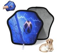 WowPrint Cool Football Sports - Guante de depilación de mascotas para gatos y perros, reutilizables, electrostáticos, herramienta de cepillo para sofá, ropa, alfombra, muebles, asiento de coche, 2
