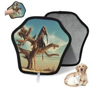 WowPrint Elephant In Dry Tree - Guante de depilación de mascotas para gatos, perros, elefantes, reutilizables, electrostáticos, herramienta de cepillo para sofá, ropa, alfombra, muebles, asiento de