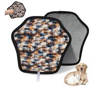 WowPrint Guante de depilación de mascotas con diseño de arte abstracto para gatos, perros, reutilizables, electrostáticos, herramienta de cepillo para sofá, ropa, alfombra, muebles, asiento de coche