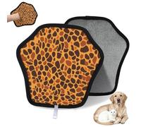 WowPrint Guante de depilación de mascotas con estampado de jirafa para gatos, perros, reutilizables, electrostáticos, herramienta de cepillo para sofá, ropa, alfombra, muebles, asiento de coche, 1