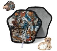 WowPrint Guante de depilación de mascotas con estampado de mariposas para gatos, perros, reutilizables, electrostáticos, herramienta de cepillo para sofá, ropa, alfombra, muebles, asiento de coche, 2