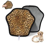 WowPrint Guante de depilación de mascotas con estampado de piel de animal para gatos, perros, estampado de leopardo, reutilizables, electrostáticos, herramienta de cepillo para sofá, ropa, alfombra