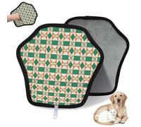 WowPrint Guante de depilación de mascotas con estampado indio para gatos, perros, reutilizables, electrostáticos, herramienta de cepillo para sofá, ropa, alfombra, muebles, asiento de coche, 1 paquete