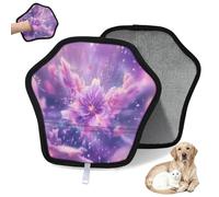 WowPrint Guante de depilación de mascotas con flores de color para gatos, perros, reutilizables, electrostáticos, herramienta de cepillo para sofá, ropa, alfombra, muebles, asiento de coche, 1 paquete
