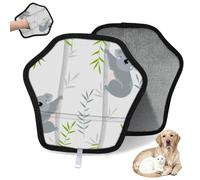 WowPrint Guantes de depilación de animales para gatos, perros, koalas, reutilizables, electrostáticos, herramienta de cepillo para sofá, ropa, alfombra, muebles, asiento de coche, 2 unidades