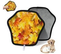 WowPrint Guantes de depilación de mascotas para gatos, perros, hojas de arce, reutilizables, electrostáticos, herramienta de cepillo para sofá, ropa, alfombra, muebles, asiento de coche, 1 paquete