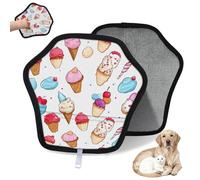 WowPrint Guantes de depilación de mascotas, para gatos, perros, reutilizables, electrostáticos, herramienta de cepillo para sofá, ropa, alfombra, muebles, asiento de coche, paquete de 2