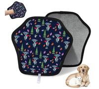 WowPrint Koala Butterfly - Guante de depilación de mascotas para gatos y perros, lindo koala, reutilizable, electrostático, herramienta de cepillo para sofá, ropa, alfombra, muebles, asiento de coche