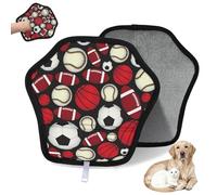 WowPrint Varios balones deportivos de béisbol, fútbol, guantes de depilación de mascotas para gatos y perros, reutilizables, electrostáticos, herramienta de cepillo para sofá, ropa, alfombra, muebles