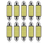 Wowsofty 10 Pcs Unidades C5W Led 41MM Bombillas Soffitte para Techo blanco