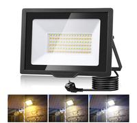 Wowspeed Foco LED exterior 50 W, 3000 K/4500 K/6500 K, 5000 lm, superbrillante, IP65, resistente al agua, para patio, jardín, campo deportivo