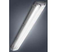 wowspeed Tubo LED con 2 tubo 60cm,18W 1800LM Tubo Fluorescente LED, 6000K Blanco frío Luz de Techo LED, Impermeable IP65 Barra de Luz LED,Lámpara de Techo para Cocina Baño Garaje Oficina