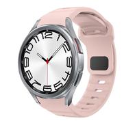 Wowstrap Correas para Samsung Galaxy Watch 6/5/4 40mm 44mm/Watch 6 Classic 47mm 43mm/Watch 5 Pro 45mm/Watch 4 Classic 46mm 42mm, Correa de 20mm Silicona Deportiva Suave para Samsung Watch 6 5 4, Rosa