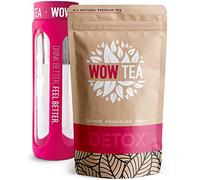 WOWTEA Té Detox Con Botella | Infusión Depurativo Para La Retención De Líquidos | Eliminar Toxinas de tu Cuerpo