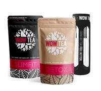 WOWTEA Té Detox Con Botella | Té Adelgazante Para Bajar de Peso | Infusión para Desintoxicación y Control de Perdida de Peso