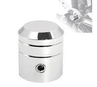 WOWTK Tapa de eje de palanca de cambios de talón/puntera para Harley 1986-2017 FL Softail, Touring Road King Road Glide Street Glide Electra Glide 1988-2024 y modelos Trike 2008-posteriores, cromado