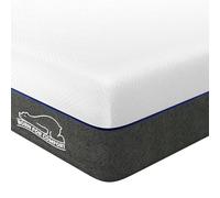 wowttrelax Colchón individual de espuma viscoelástica, 8 pulgadas con tela suave, colchón agradable al tacto, funda transpirable, 2 capas para más apoyo, colchón de firmeza media, 90 x 190 x 20 cm