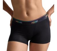 Woxer Calzoncillos Tipo bóxer para Mujer, diseño de Estrella de 3 Pulgadas, Calzoncillos Tipo bóxer para Mujer, Orgullo Negro 3.0, XL