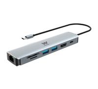 Woxter 7 en 1 Hub USB-C a HDMI/USB-C PD/USB 3.0/RJ45/Lector Tarjetas